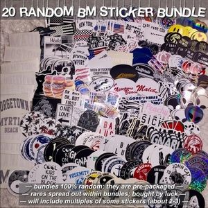 20 RANDOM BRANDY MELVILLE STICKER BUNDLE